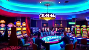 CK4444 online gaming platform displaying engaging slots, live casino, and sports betting in a vibrant environment, inviting players to join the thrill.