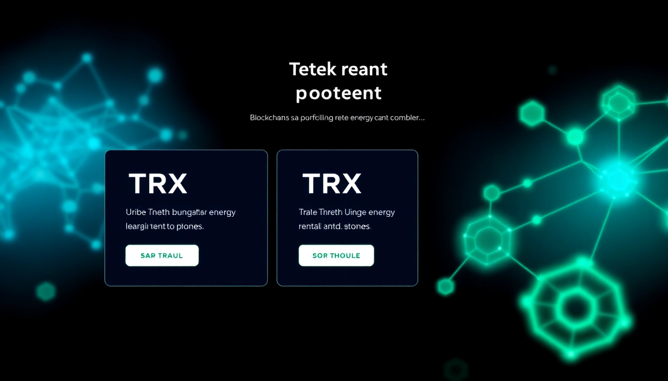 Seamless TRX energy rental on a secure blockchain platform with real-time API data, illustrating fast, reliable energy transfer processes to enhance transaction efficiency.