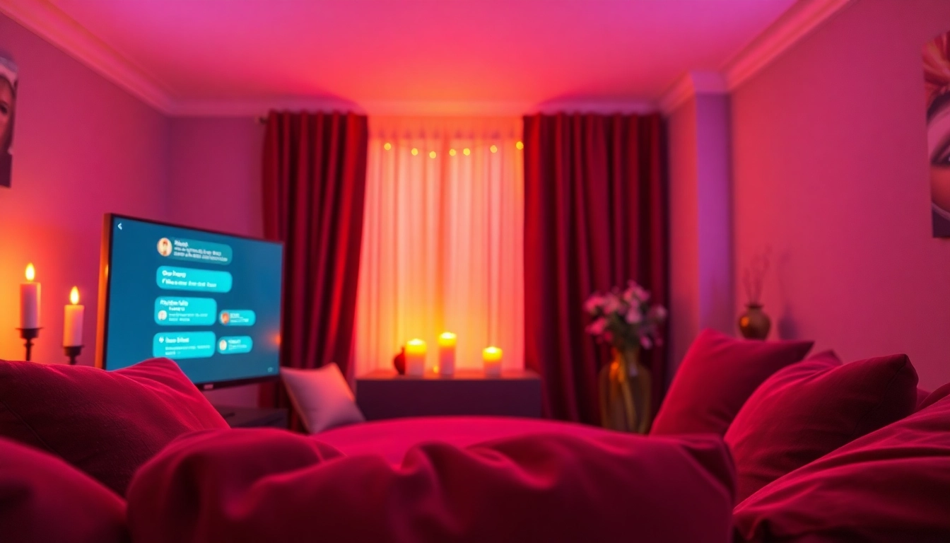 A cozy virtual chat room for AI interactions.