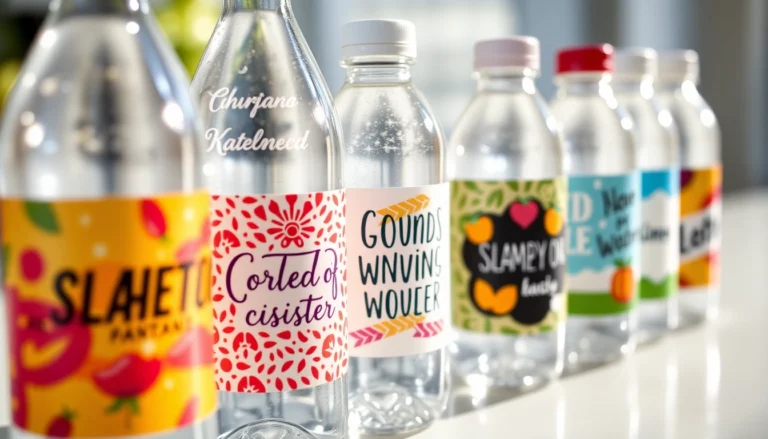 Enhance Your Branding with Custom Water Bottle Labels That Make an Impact