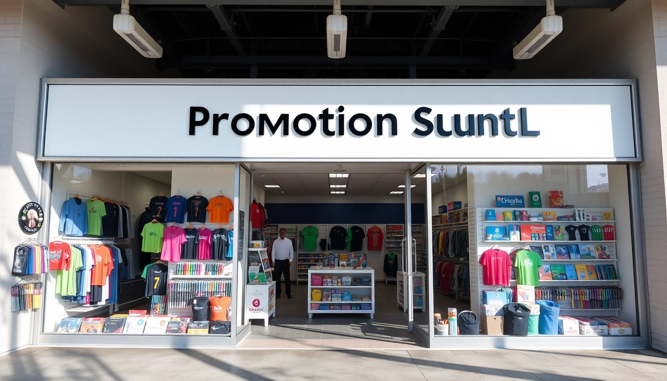 Showcase of vibrant promotional products in Louisville, including branded pens, apparel, and gadgets for local businesses.