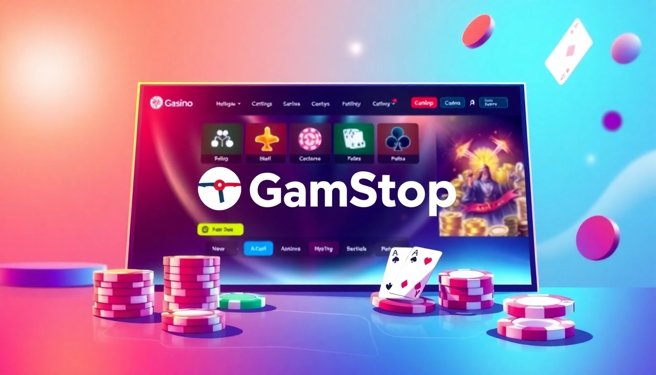 Visually engaging online casino platform page highlighting an online casino not on GamStop with lively graphics and gaming elements.