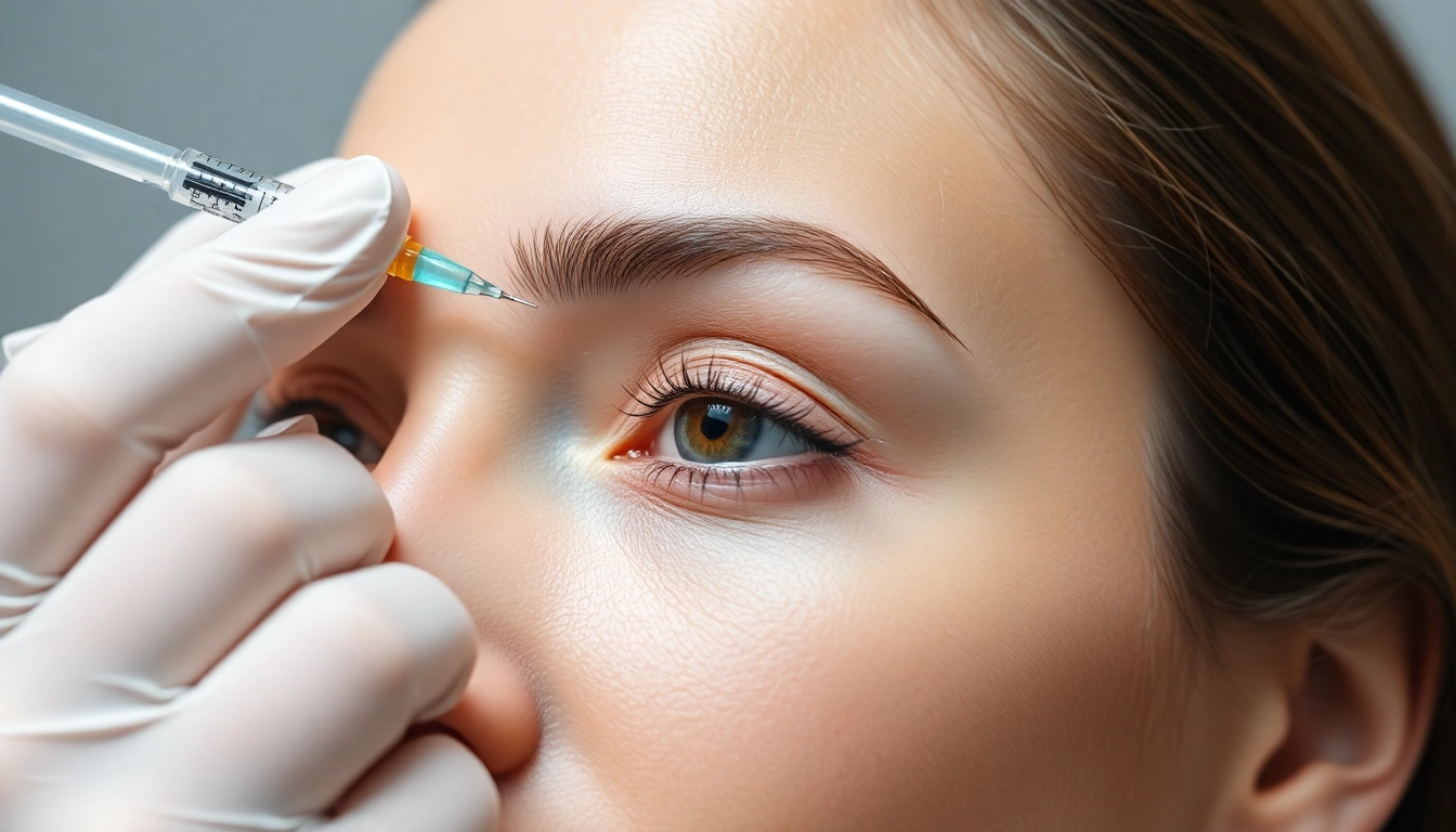 Botox Behandlung: Fachgerechte Injektion in einem modernem Praxisumfeld für glatte Haut und ästhetische Ergebnisse