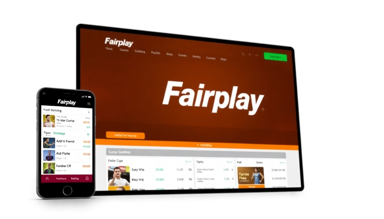 Fairplay online betting platform homepage showcasing login screen with vibrant colors and user-friendly design for seamless betting experience.