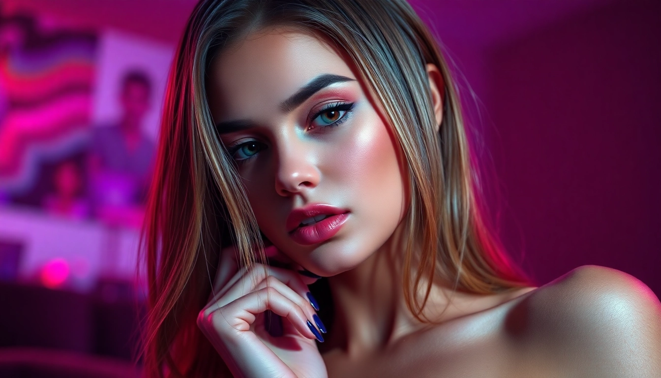 Engaging NSFW AI-generated scene featuring a virtual influencer with realistic details and vibrant lighting for immersive visual appeal.