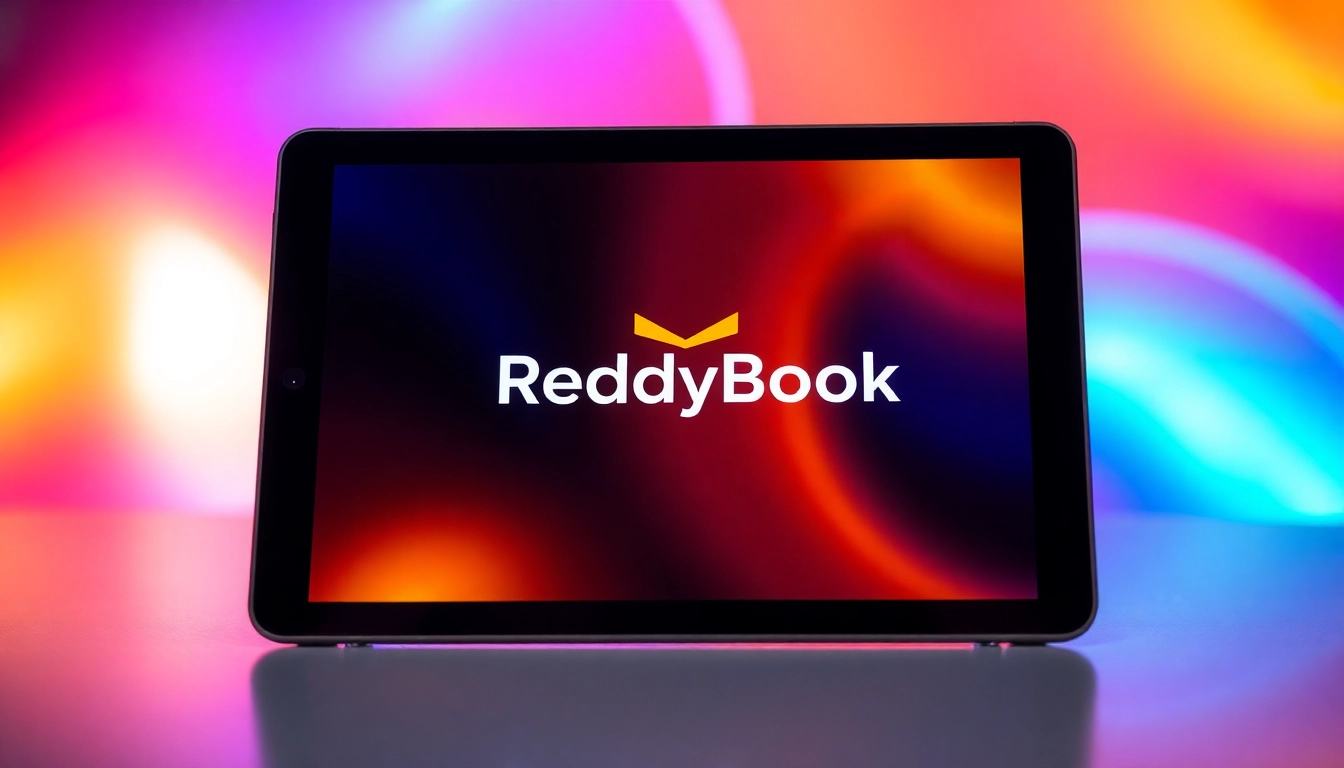 Discover the features of Reddy Book, a trusted platform for seamless book and betting services, highlighted on a digital screen for easy access.