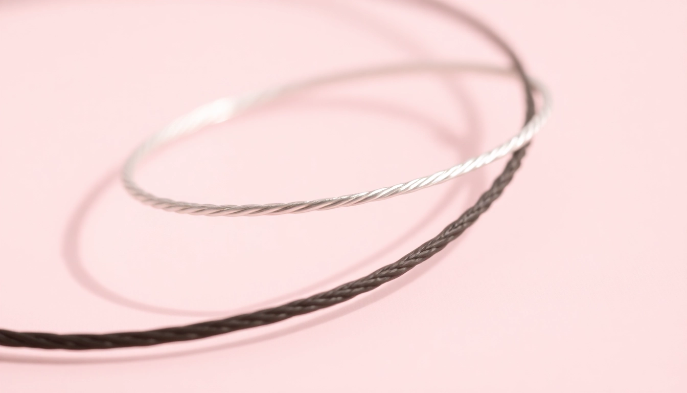Sleek silver bracelet on a cord showcasing craftsmanship, natural jewelry style, perfect for