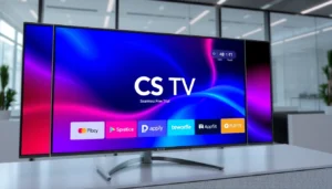 Person activating a teste cs 48h free trial on a sleek digital interface for reliable CS TV