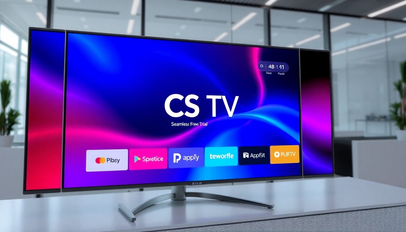 Person activating a teste cs 48h free trial on a sleek digital interface for reliable CS TV